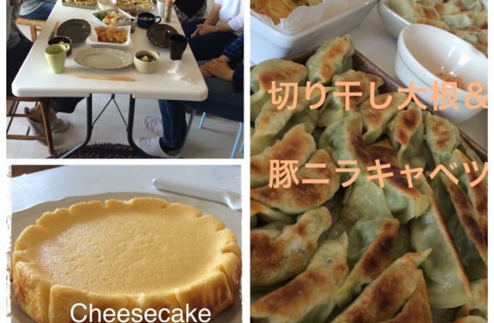 今日の料理は2パターンの餃子