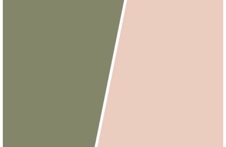 Khaki × Pink Beigeの色合わせ
