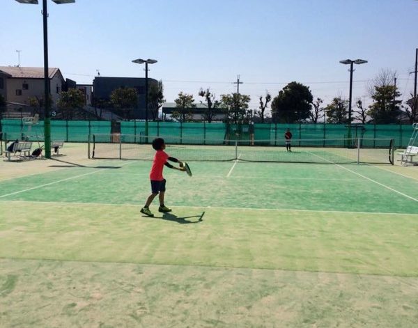 ７歳のテニス