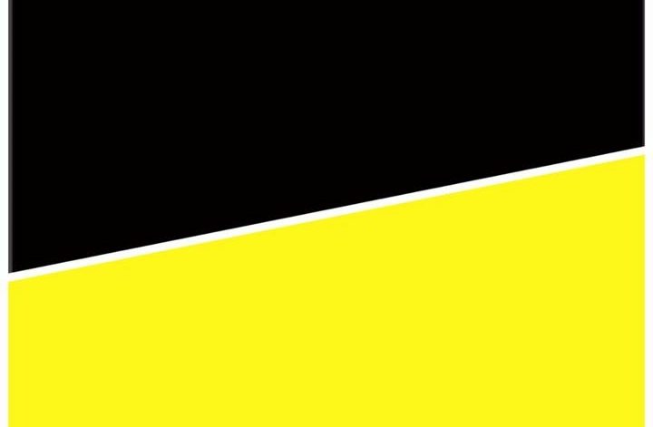 Black × Yellow配色