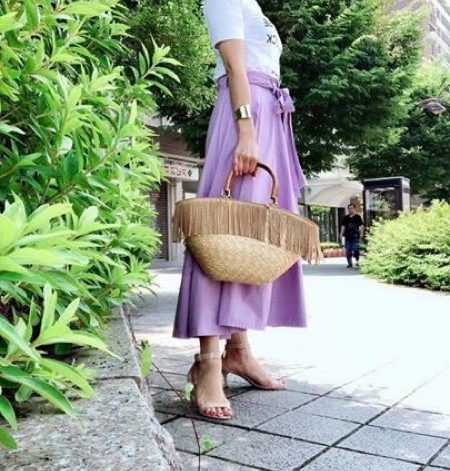 出逢っちゃったふじ色のスカート♡