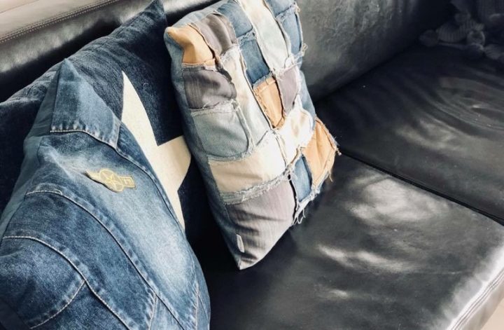 blue × jeansのクッション♪