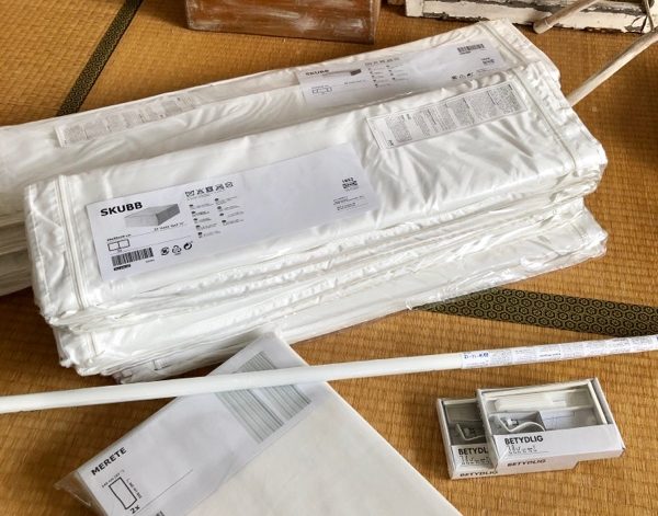IKEAで買ってきた収納はずっと前から構想して