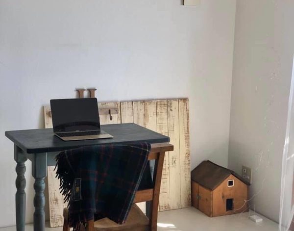 和室のDIYした真っ白な部屋で