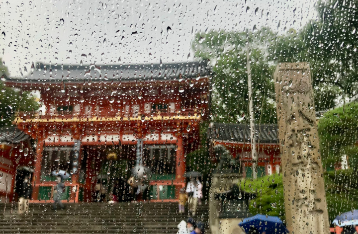 秋の雨の京都へお墓参り〜