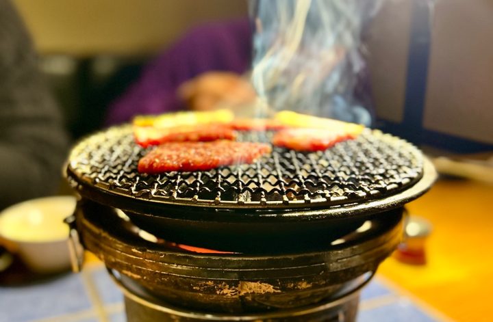 うちの家族+母で焼肉