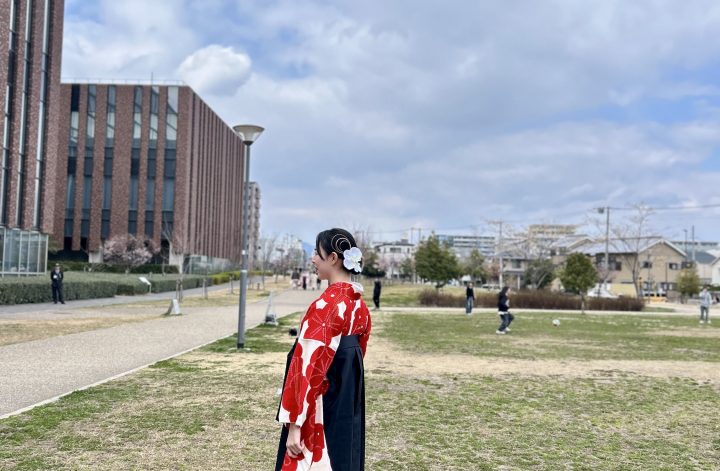 娘の大学卒業式