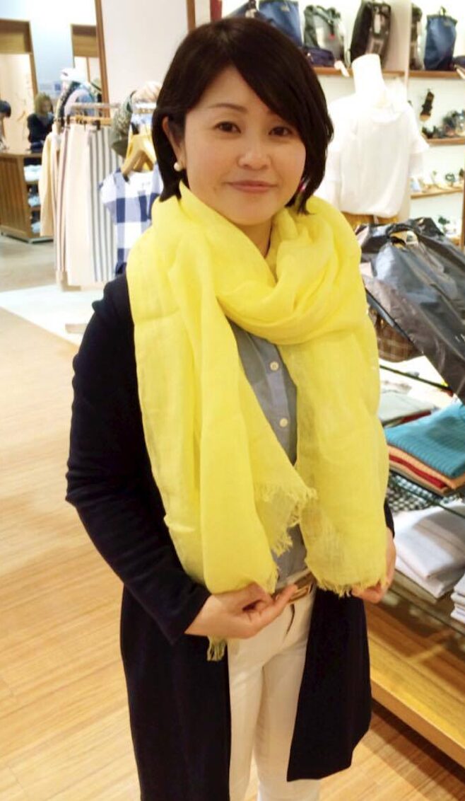 明るい色にトライ
