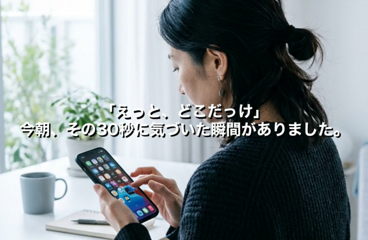 2026.8.9｜日曜朝の1ヶ月集中｜1ヶ月で45分、生まれる時間